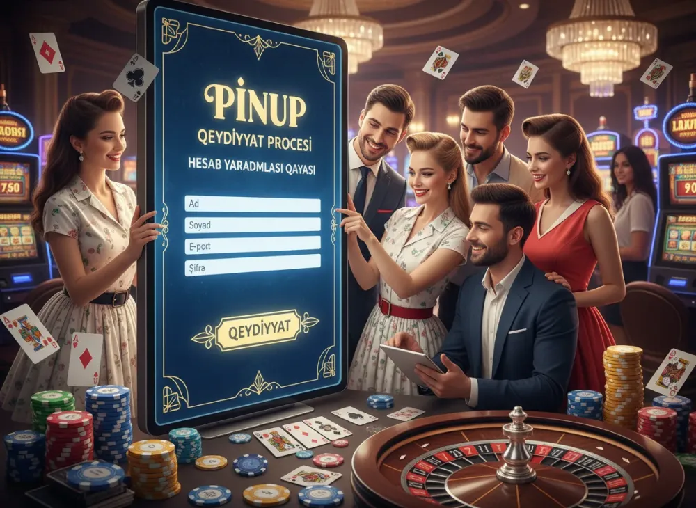 Pinup qeydiyyat prosesi və hesab yaradılması qaydası